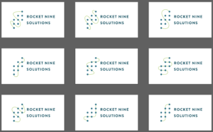 Rocket Nine Solutions New Logo - 9 paths, agile training, agile coaching, kanban, extreme programming