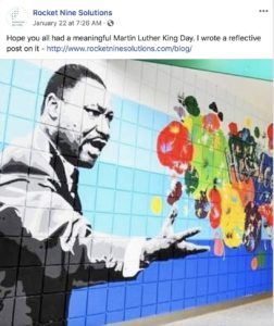 Servant leadership, Martin Luther King Jr, Rocket Nine Solutions, Agile coaching and training Nashville