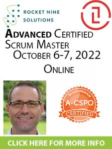 advanced certified scrum master training