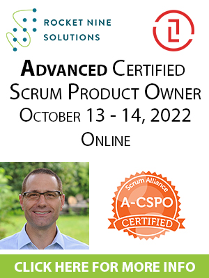 advanced certified scrum product owner training, A-CSPO